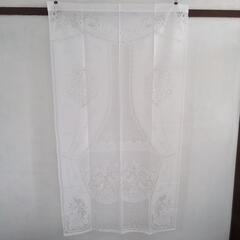 カフェカーテン⑤ 84cm×150cm×3枚セット レース 間仕...