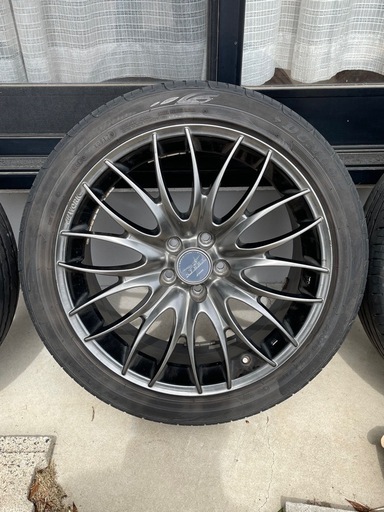 中古ホイール　 WORK ワーク  STEEZ スティーズ 17インチ 7.0J ×17   +50     5H  PCD100  　プリウス30、スバル車取付可能   直接引き取り限定