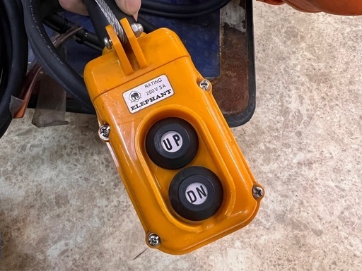 象印 エレファント トロリー 電動 ホイスト チェーンブロック 荷吊り 設備 L型 0.5t 【11041906】