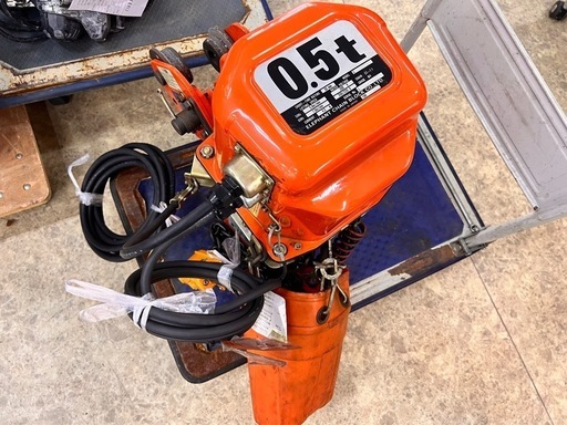 象印 エレファント トロリー 電動 ホイスト チェーンブロック 荷吊り 設備 L型 0.5t 【11041906】