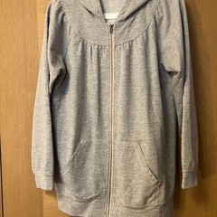 レディースパーカー首紐無し