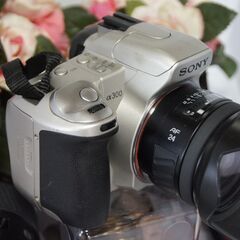 SONY　α300　単焦点24ｍｍと　ＡＰＯ100～300の最強...