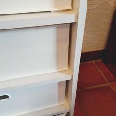  ニトリ カラーボックス2段・3段、収納付きの画像