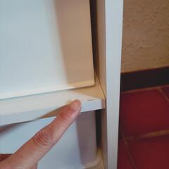  ニトリ カラーボックス2段・3段、収納付きの画像