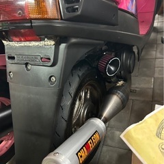 原付　スズキ　セピア　カスタム車の画像
