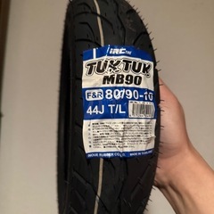 【新品】原付・バイク用タイヤ 80/90-10