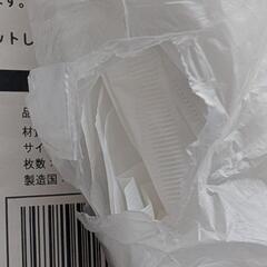 マスクにかさねる不織布エチケットシート　布マスクの下に入れて使用できるので便利ですの画像