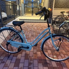 26
インチママチャリ自転車の画像