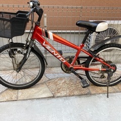  20インチ子供用自転車 マウンテンバイク 前かご付き  　の画像
