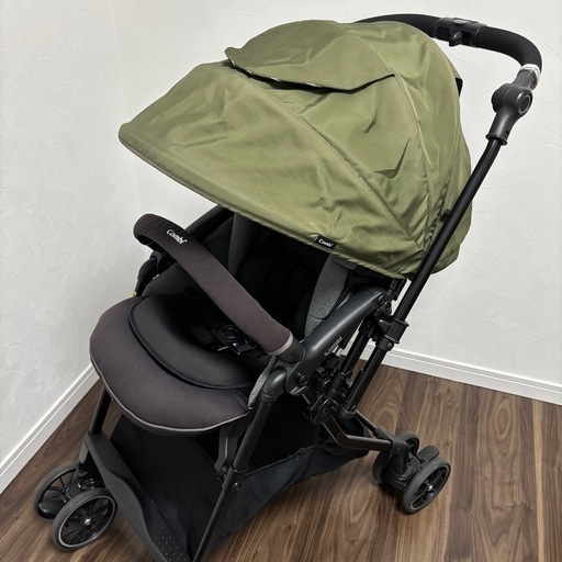 コンビ　ベビーカー　スゴカルα　4キャス　compact　エッグショック　HK　エヴァーグリーン