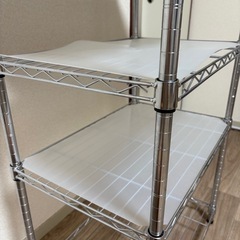 ニトリ スチールラック(CUSTOM 幅60cm 4段 クローム)の画像