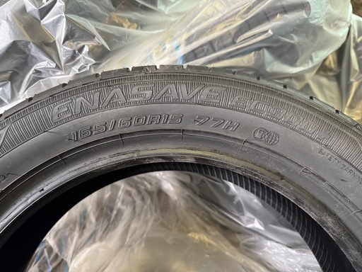 夏タイヤダンロップ新車外し165/60R15