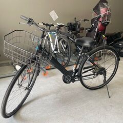 自転車　26インチ　黒　中古品の画像
