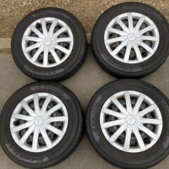 【決まりました】夏タイヤ155/70R13　純正ホイルキャップ付...