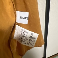【SIMPLICITE】羽織物の画像