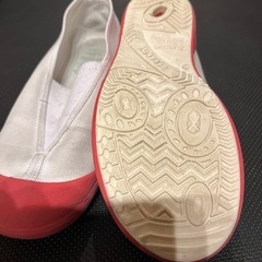 上靴　22cm 赤の画像