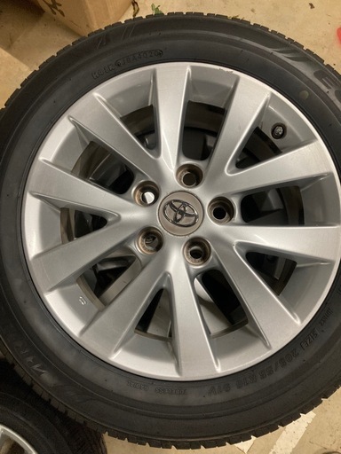 再値下げ！トヨタ純正　アルミ　205/55R16付き　バリ山4本セット