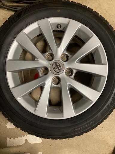 再値下げ！トヨタ純正　アルミ　205/55R16付き　バリ山4本セット