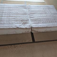 山善(YAMAZEN) 脚付きマットレス 分割式 シングル アイボリーの画像