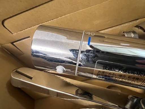 【中古】TOTOシャワー付きサーモスタット混合水栓