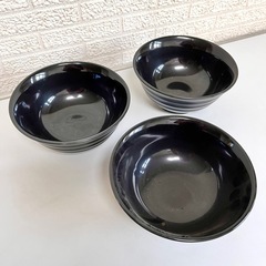 陶器製どんぶり鉢　3個セットの画像