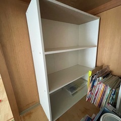 【3セット】本棚 カラーボックス Pasirシリーズ 3段 幅60.1×奥行24.6×高さ80cm ホワイトの画像