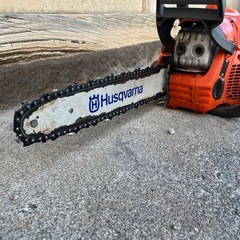 決定済み　ハスクバーナチェーンソー135e　ジャンクの画像