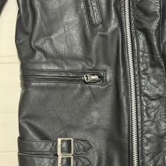 美品　レザージャケット　ライダースジャケット　M-Lサイズの画像