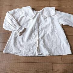 子供服　ブリーズ　ブラウス130　ビッグ襟の画像