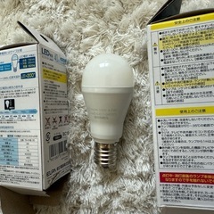 LED電球 E17型 40W相当 昼光色 2個の画像
