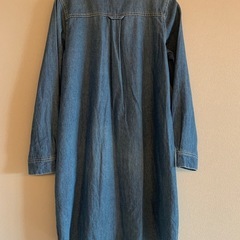continuer de NICE CLAUP ロングシャツ デニムの画像