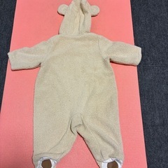 くま耳ベビーアウターの画像