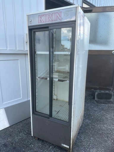 【使用可能　昭和レトロ】　麒麟麦酒ショーケース冷蔵庫 キリン ショーケース冷蔵庫 レトロ 【使用可能 昭和レトロ】 麒麟麦酒