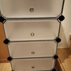 【受け渡し予定者の方決まりました】シューズラック×2