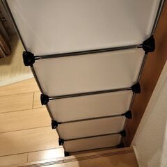 【受け渡し予定者の方決まりました】シューズラック×2の画像