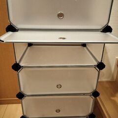 【受け渡し予定者の方決まりました】シューズラック×2の画像
