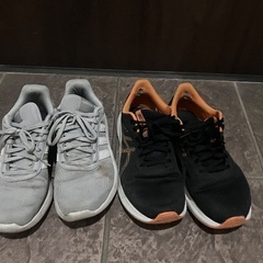 中古　メンズランニングシューズ2足