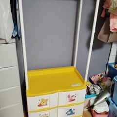 プーさん　ハンガーラック　子供収納