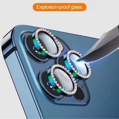 新品　iPhone レンズカバー　レンズ　保護　カバー　カメラレンズカバー　カメラレンズ　カメラ
の画像