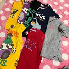 子ども服　男の子　Tシャツ　ズボン　水着　１２枚　セット　まとめ　の画像