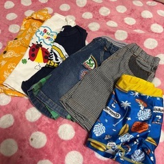 男の子　夏服　Tシャツ　水着　ズボン　１２枚　セット　まとめの画像