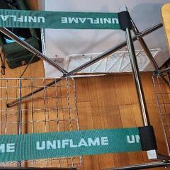 ユニフレーム UNIFLAME 折りたたみ式 キッチンスタンド ツーバーナー　ケース付きの画像