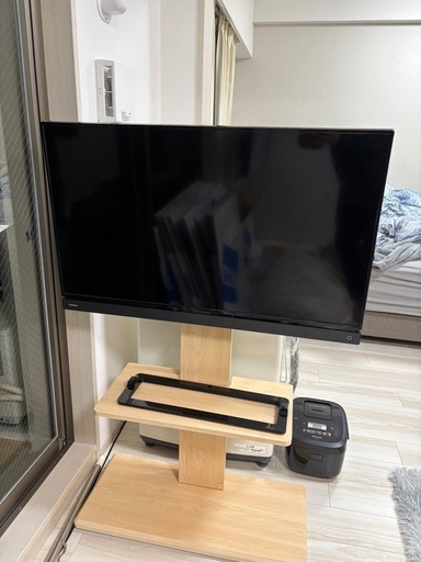 【TOSHIBA】40V型テレビ　テレビ台付き(画像の物)