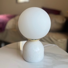 大理石 テーブルランプ 