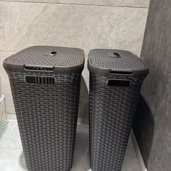 引き取り先決まってます　洗濯物カゴ 2個セット　curver