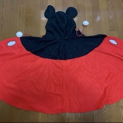 ミッキー　ポンチョ　ブランケットの画像
