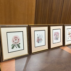 ホテル絵画４枚セット（額だけでもお値打ち）の画像