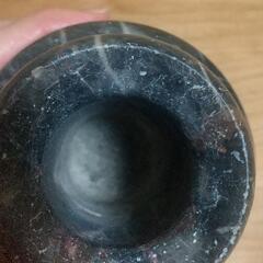 大理石製マーブル模様の花瓶の画像