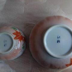 【新品未使用】有田焼 親子皿 紅彩 5セットの画像