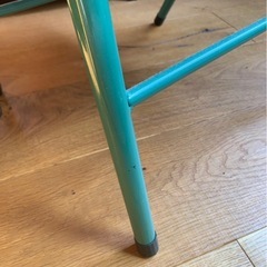 【譲り先決定済】nico and... チェア　イス　折りたたみ　グリーンの画像